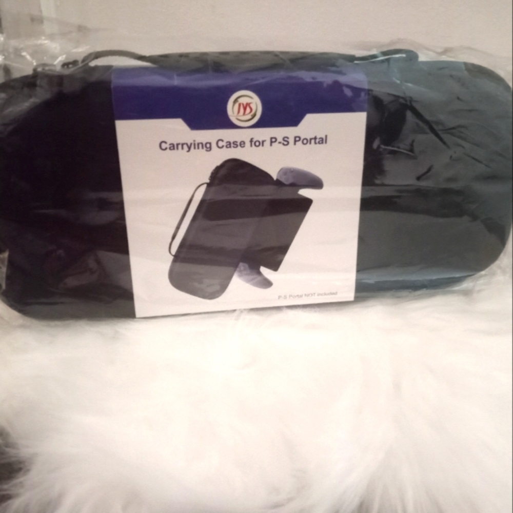 Black PlayStation 5 portal carrying case new for men or women or kids
